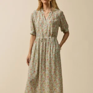 Langes Damenkleid aus Liberty-Stoff - Limited Collection
