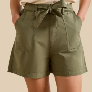 Damen-Shorts aus Baumwolle und Leinen