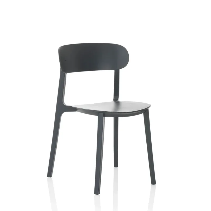 Set 4 Sedie interno/esterno LUNA antracite