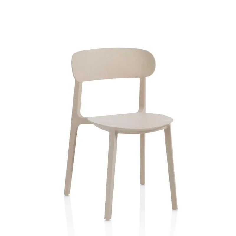 Set 4 Sedie da interno/esterno LUNA recycle beige