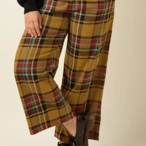 Federica Cuff Pants Caroll Check