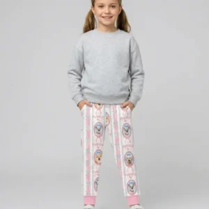 Custom Coquette Pet Photo Little Protector Bamboo Jogger