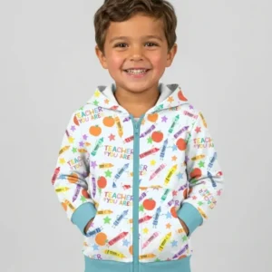 Teacher You Are Special Bamboo Zip Hoodie