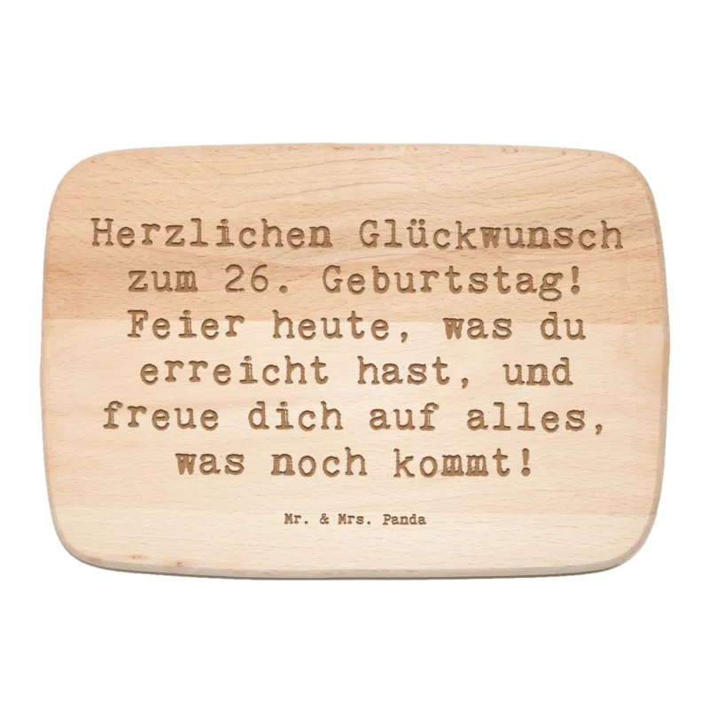 Frühstücksbrett Spruch 26. Geburtstag|p:1729261|h:2a8f5b03174dfac1740c1ad632244e04