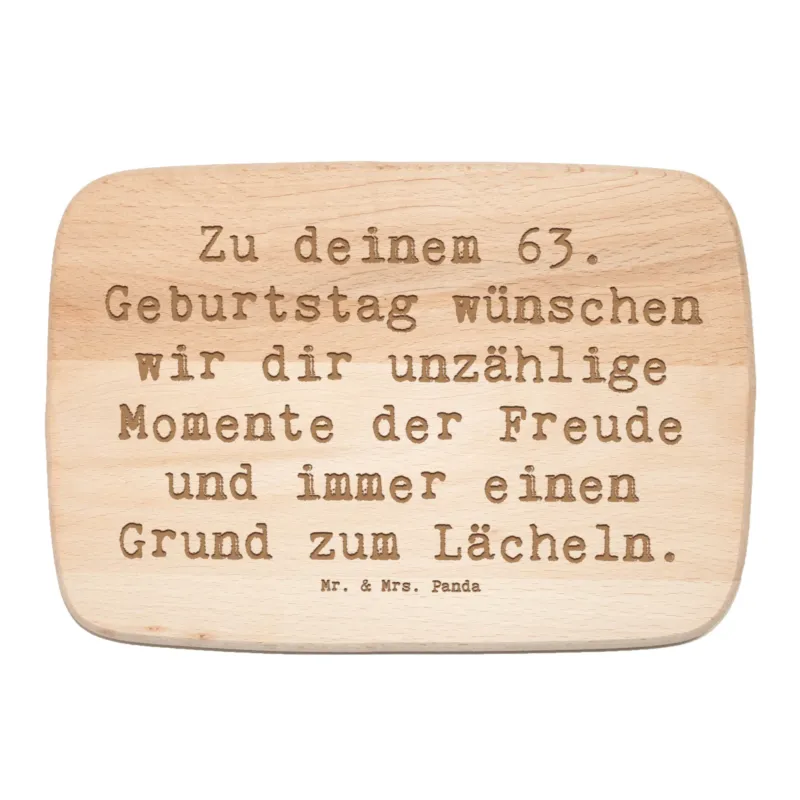 Frühstücksbrett Spruch 63. Geburtstag Freude|p:1735363|h:d645bf5b92c036bf90de6d2c5595a3b8