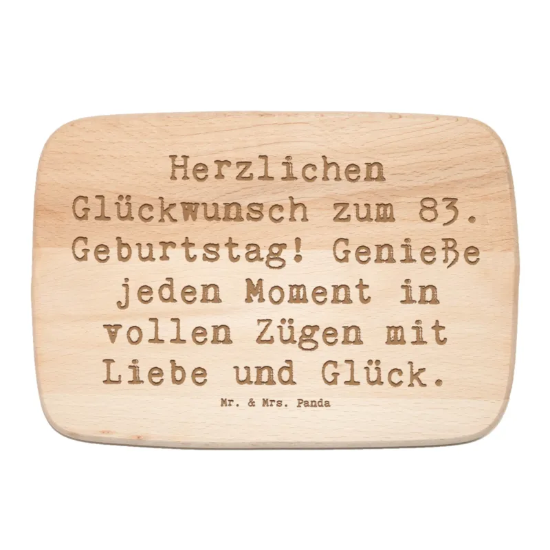 Frühstücksbrett Spruch 83. Geburtstag Liebe Glück|p:1738828|h:886423be7aab4d6e823b7051530b0548