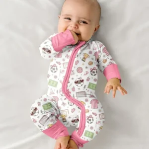 Pink Girly Soccer Coquette Bamboo Convertible Zippy