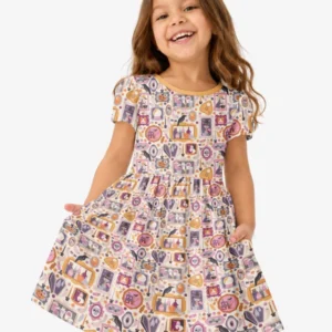 Spooky Portraits Bamboo Twirl Dress