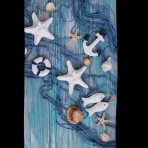 BeachTowel Poly Velours Guten Morgen Blau - Gesloten