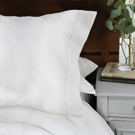 Veritae | Linen-Lyocell Duvet Cover – 66% Linen / 34% Lyocell | Fabric from Italy by St Genève