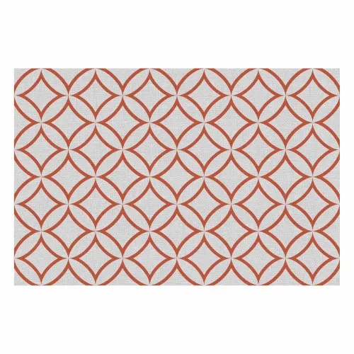 Vinyl Teppich MATTEO Leinen 7 Rot, rechteckig, Höhe: 2.2 mm