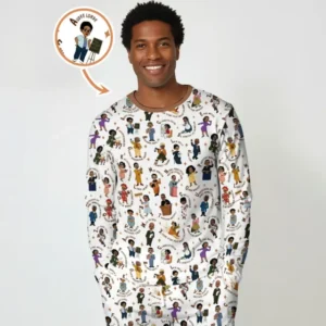 Black Legacy ABCs Family Matching Men's Pajama Set