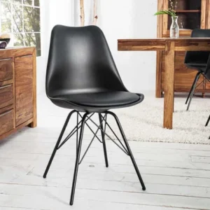 SCANDINAVIA MEISTERSTÜCK Retro Stuhl schwarz