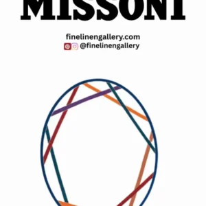 Missoni Home Pickle Dish NASTRI Multicolor diam. 9" - Palais Royal Linen Gallery