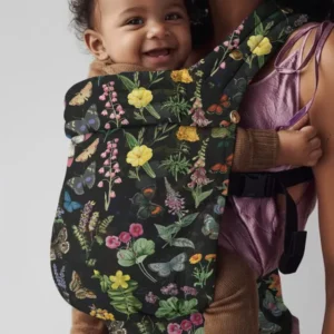 Midnight Botanical Butterfly Garden Baby Carrier