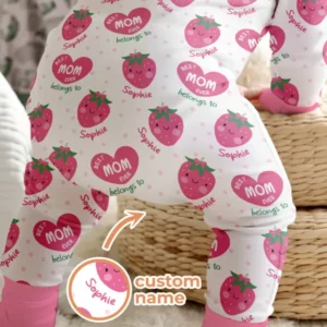 Custom Name Best Mom Ever Belongs to Bamboo Convertible Zippy