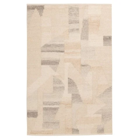 Melange Natural Wool Area Rug MELA-M27 – Handmade in India, Fade Resistant, 0.25" Pile – Bed & Bath Home Decor