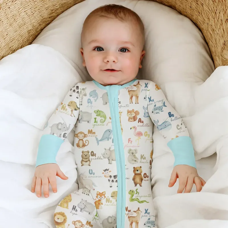 Spanish Alphabet Bamboo Convertible Zippy