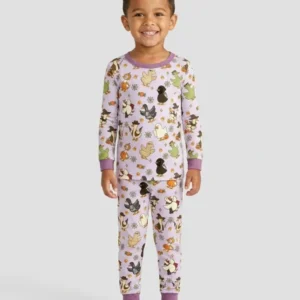 Spooky Goose Bamboo Two Piece Long Sleeve Pajama Set