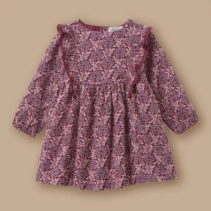 Bedrucktes Volant-Kleid für Babys