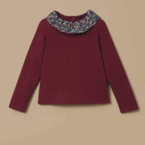 Mädchen-T-Shirt mit Liberty®-Kragen