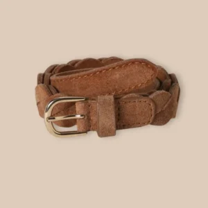 Mädchen-Gürtel aus geflochtenem Leder