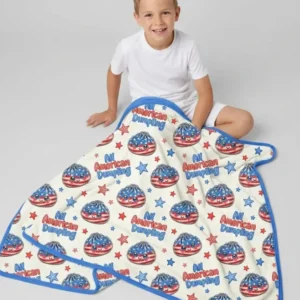 All American Dumpling Bamboo Blanket