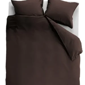 Ambiante Cotton Uni Bettwäsche - Braun