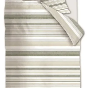 Riviera Maison Sturdy Stripe Bettwäsche - Graugrün