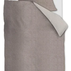 Riviera Maison Chevron Weave Bettwäsche - Braun