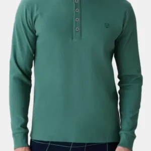 Haut Homme shirt manches longues Lichen SAUGE 1