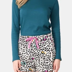Short Femme Léopard Multicolore 1