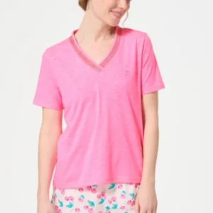Haut Femme Amarena Manches courtes Couleur ROSE 1