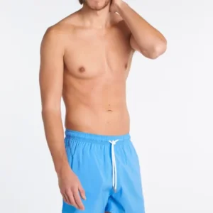 Short de bain Homme uni Bleu 1