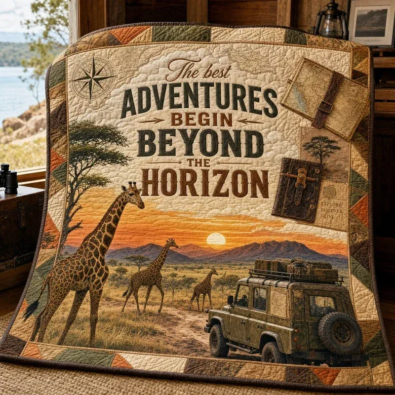 Beyond Horizon Bamboo Quilt Blanket