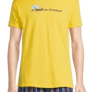 Pyjashort Homme Le lundi au sommeil 1
