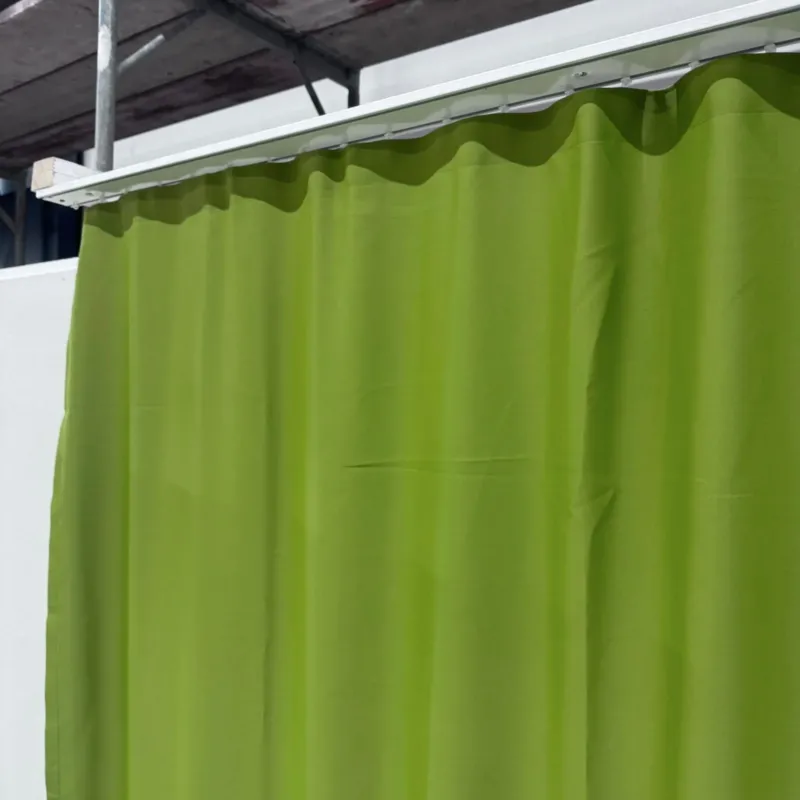 Gardine grün Satin 195x270 Verdunkler Vorhang Gebraucht