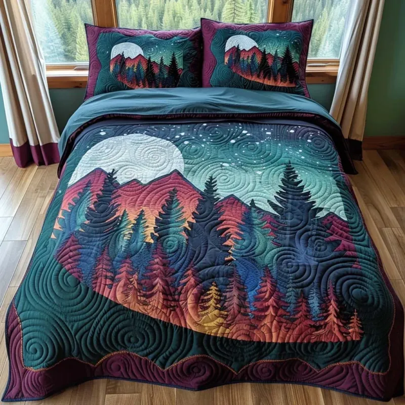 Evergreen Breeze Bamboo Quilt Bedding Set