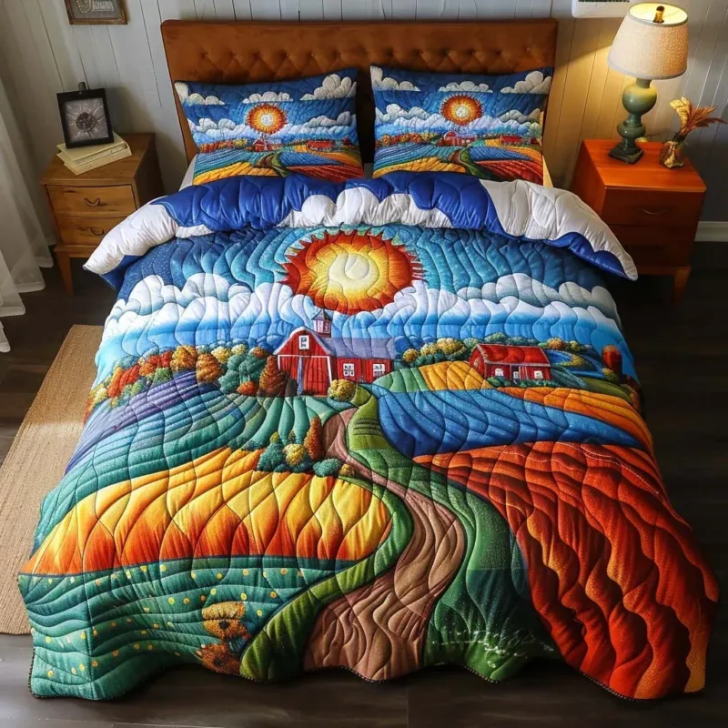 Fresh Morning Air Bamboo Quilt Bedding Set