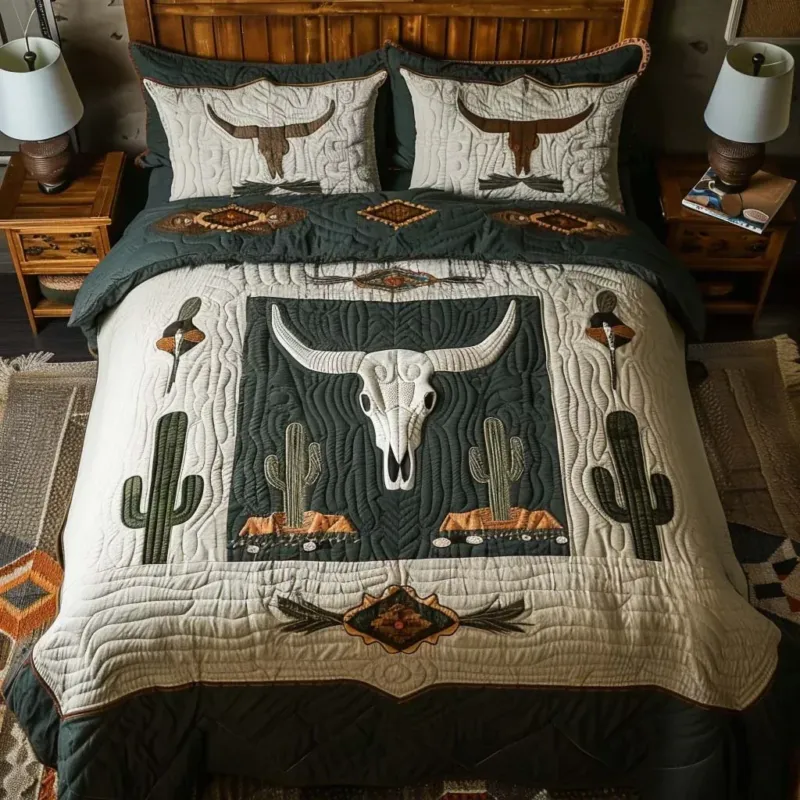 Frontier Trails Bamboo Quilt Bedding Set