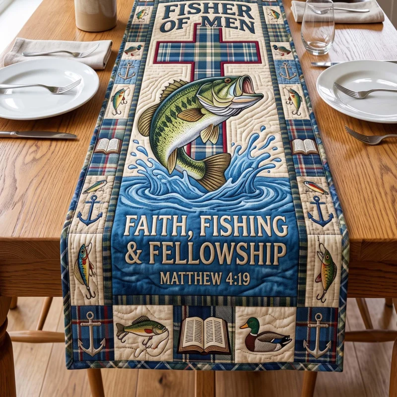 Grace Leads Home Quilt Table Runner