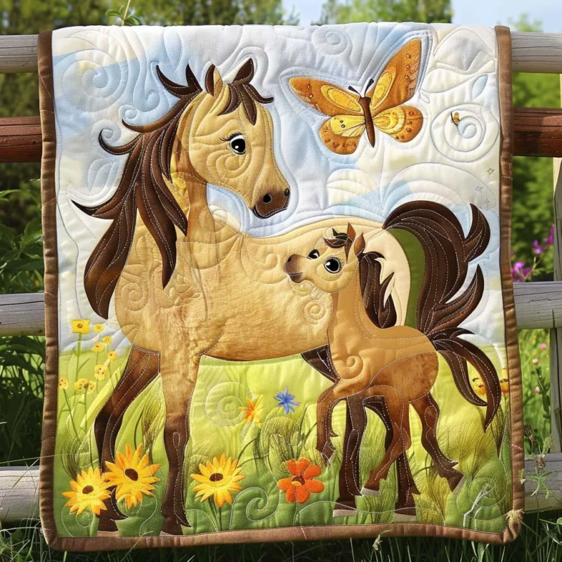 Happy Farm Days Bamboo Quilt Blanket