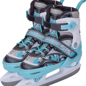 Apollo - Ice Skates X Pro verstellbare Schlittschuhe für Damen & Kinder - Mint/Schwarz -