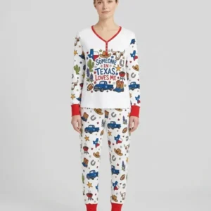 Someone in Texas Loves Me Bamboo Women Pajama Set