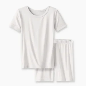 Cloud Bamboo Two Piece Short Sleeve Shorts Pajama Set