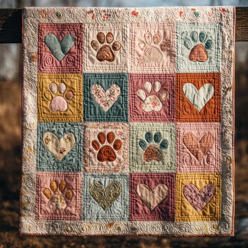 Pet Garden Bamboo Quilt Blanket