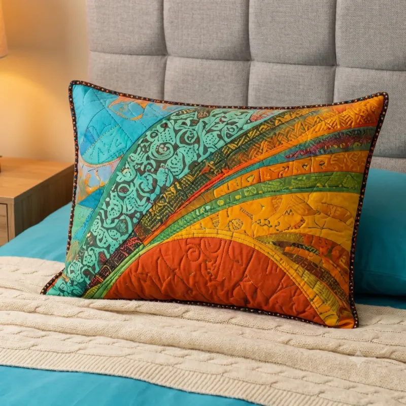 Rising Sun Bamboo Quilt Pillow Case