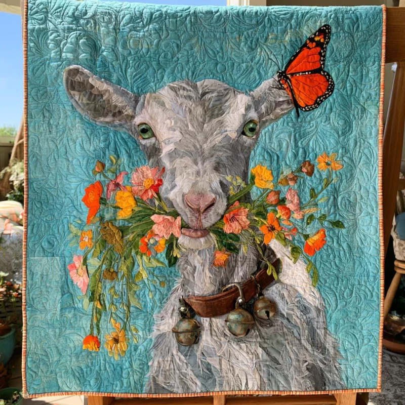 Rustic Country Charm Bamboo Quilt Blanket