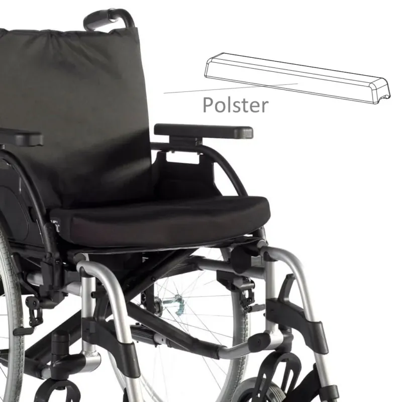 Ersatz Armlehnenpolster für Unix²/Basix² Rollstuhl