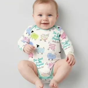 The Lord Is My Shepherd Psalm 23 Bamboo Bodysuit